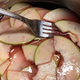 This step will make the apples softer so you can shape them later.
